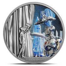 Load image into Gallery viewer, 2022 2 Oz Antique Colorized Palau Future Coin Metalstacks