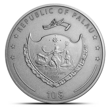 Load image into Gallery viewer, 2022 2 Oz Antique Colorized Palau Future Coin Metalstacks