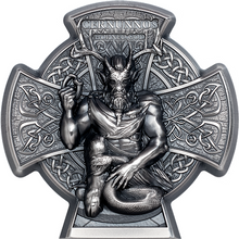 Load image into Gallery viewer, 2021 3 Oz Isle of Man Cernunnos Silver Antique Coin (Only 1 Left) Metalstacks