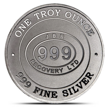 Load image into Gallery viewer, 1 Oz JBR Silver Round Metalstacks