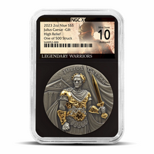 Load image into Gallery viewer, 2023 NIUE Julius Caesar 2 Oz NGCX MS10 Metalstacks