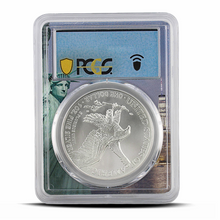 Load image into Gallery viewer, 2021-(W) MS70 Silver Eagle Type 2 Struck at West Point First Strike - Statue of Liberty Label (PSV 30) MetalStacks