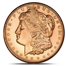 Load image into Gallery viewer, 1 Oz Morgan Copper Round
