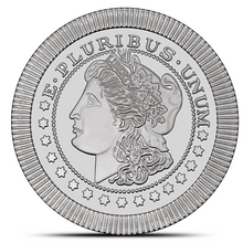 Load image into Gallery viewer, 1 Oz SilverTowne Morgan Stackable Silver Round Metalstacks