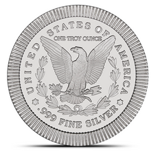 Load image into Gallery viewer, 1 Oz SilverTowne Morgan Stackable Silver Round Metalstacks