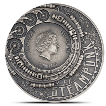 Load image into Gallery viewer, 2022 3 Oz Cook Islands Steampunk Nautilus