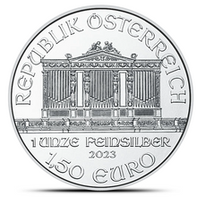 Load image into Gallery viewer, 2023 1 Oz Austrian Silver Philharmonic Metalstacks
