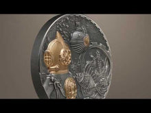 Load and play video in Gallery viewer, 2022 3 Oz Cook Islands Steampunk Nautilus