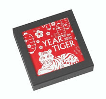 Load image into Gallery viewer, 2022 1 Oz Mongolia Silver Lunar Charming Tiger Metalstacks