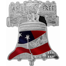 Load image into Gallery viewer, 2023 2 Oz Solomon Islands Liberty Bell Silver Coin Metalstacks