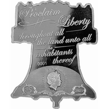 Load image into Gallery viewer, 2023 2 Oz Solomon Islands Liberty Bell Silver Coin Metalstacks