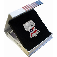 Load image into Gallery viewer, 2023 2 Oz Solomon Islands Liberty Bell Silver Coin Metalstacks