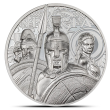 Load image into Gallery viewer, 2023 Cook Islands 1 Oz Silver Sparta Coin