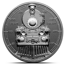 Load image into Gallery viewer, 2023 Cook Islands 2 Oz Train Steam Dream (Only 8 Left)
