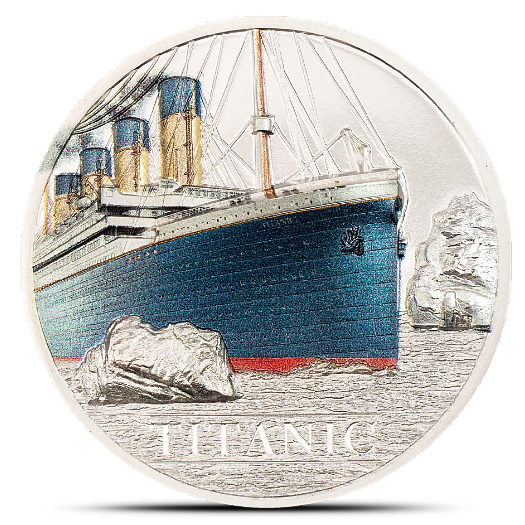 2022 Cook Islands Titanic 1 Oz Silver Coin (Only 2 Left)
