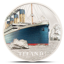 Load image into Gallery viewer, 2022 Cook Islands Titanic 1 Oz Silver Coin (Only 2 Left)