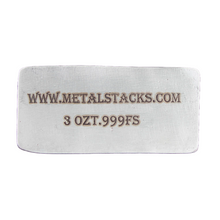 Load image into Gallery viewer, 3 Oz Winchester Silver Bar (Obverse Customization) Metalstacks