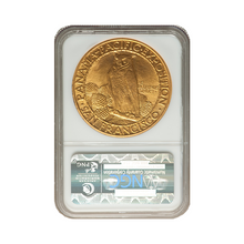 Load image into Gallery viewer, 1915-S $50 Commemorative Gold Certified by NGC as MS65+ (SOLD) Metalstacks