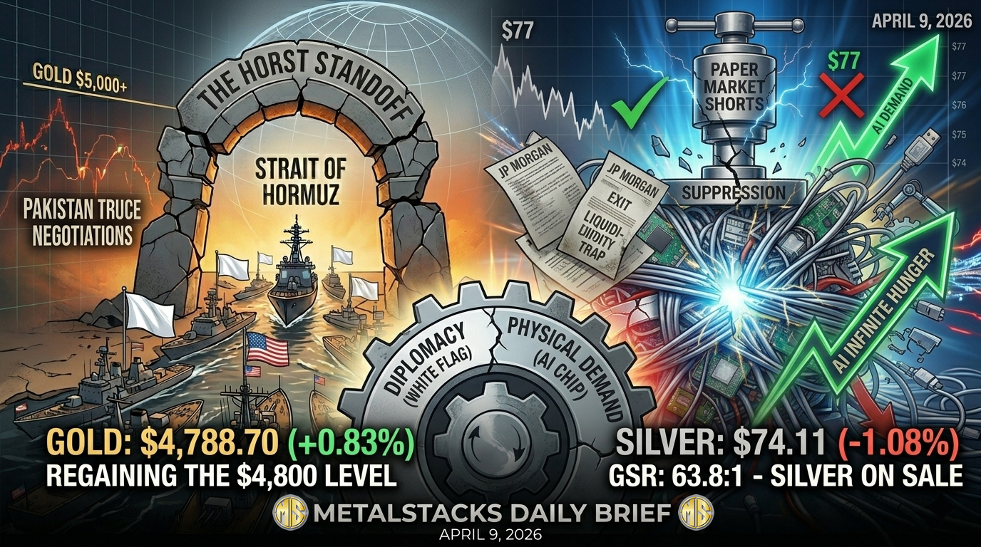 The Ceasefire Paradox: Why Gold is Regaining Ground While Silver Survives an Institutional 'Liquidity Trap
