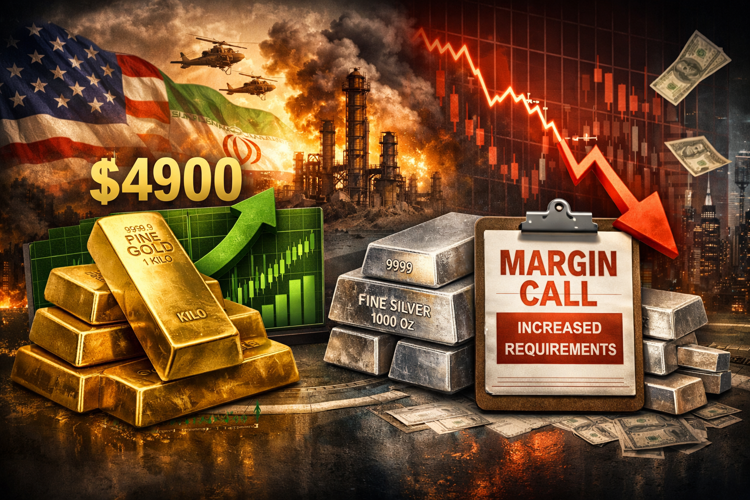 STACKS REPORT - GOLD RALLIES AS SILVER DROPS