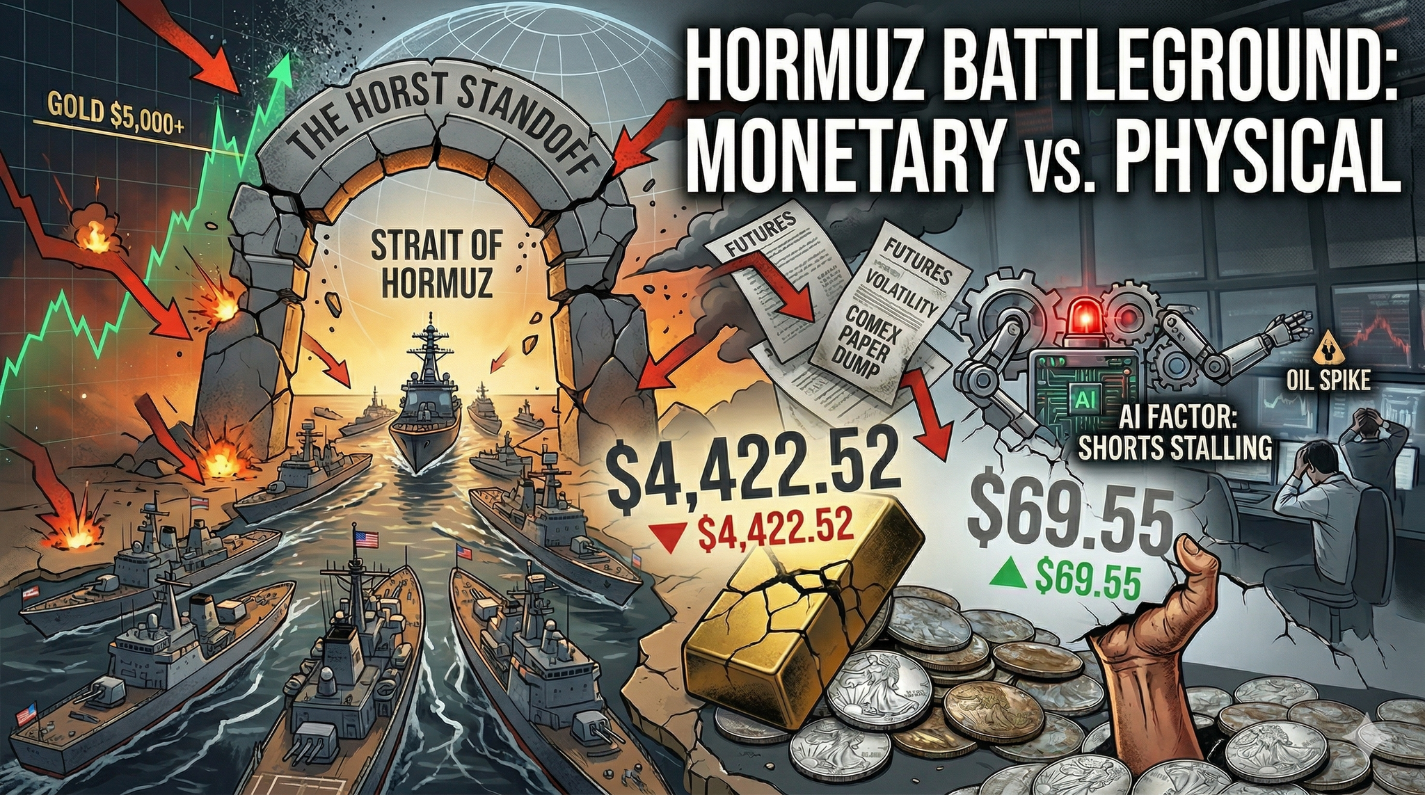 The Hormuz Chokepoint: Why $4,400 Gold is the Calm Before the Global Storm