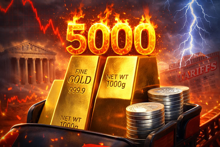 GOLD JUMPED ON GDP, SLIPPED ON TARIFF RULING