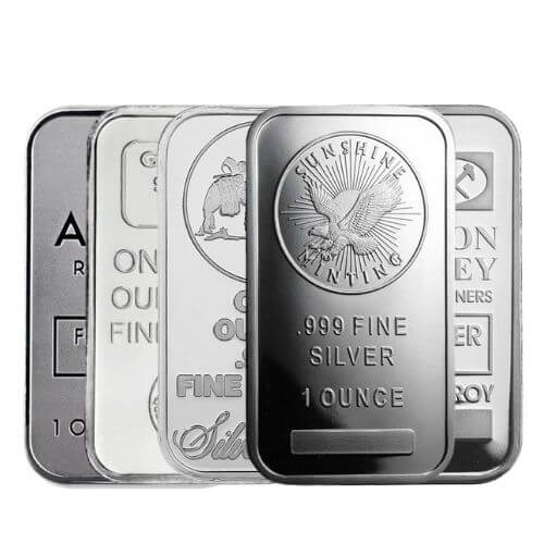 1 Oz Silver Bar (New Condition, Any Mint)