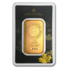 Load image into Gallery viewer, (RCM) Royal Canadian Mint 1 Oz Gold Bar
