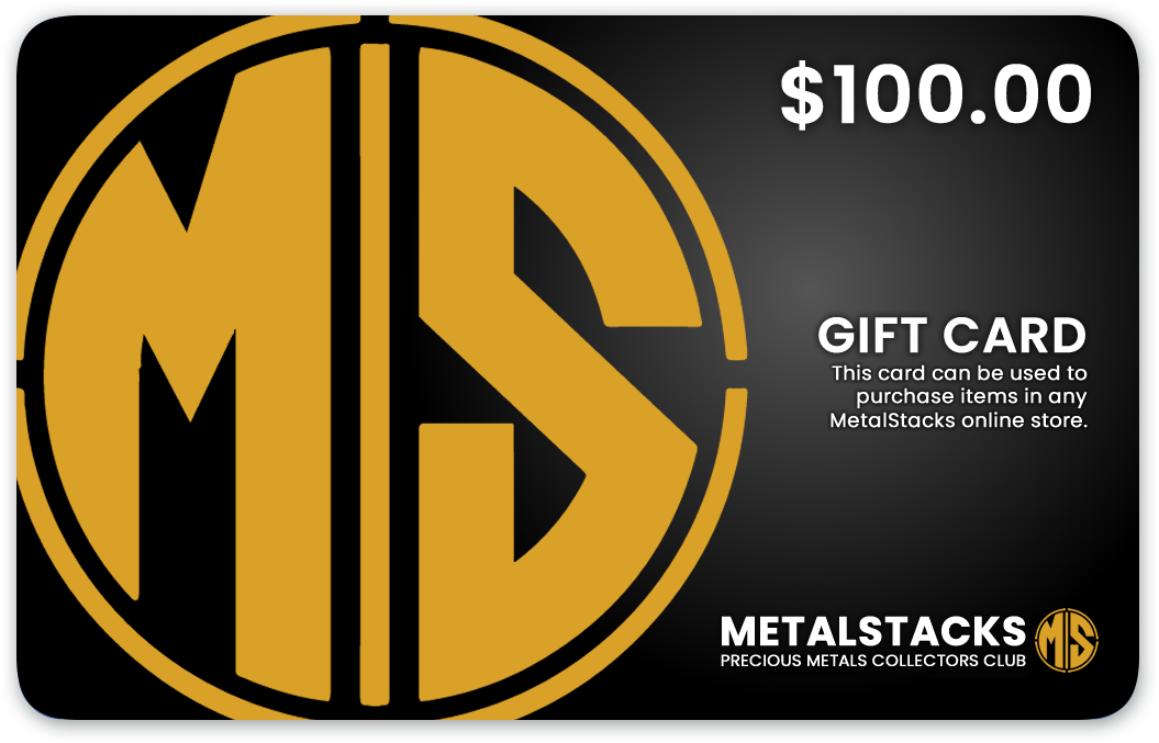$100 MetalStacks Gift Card