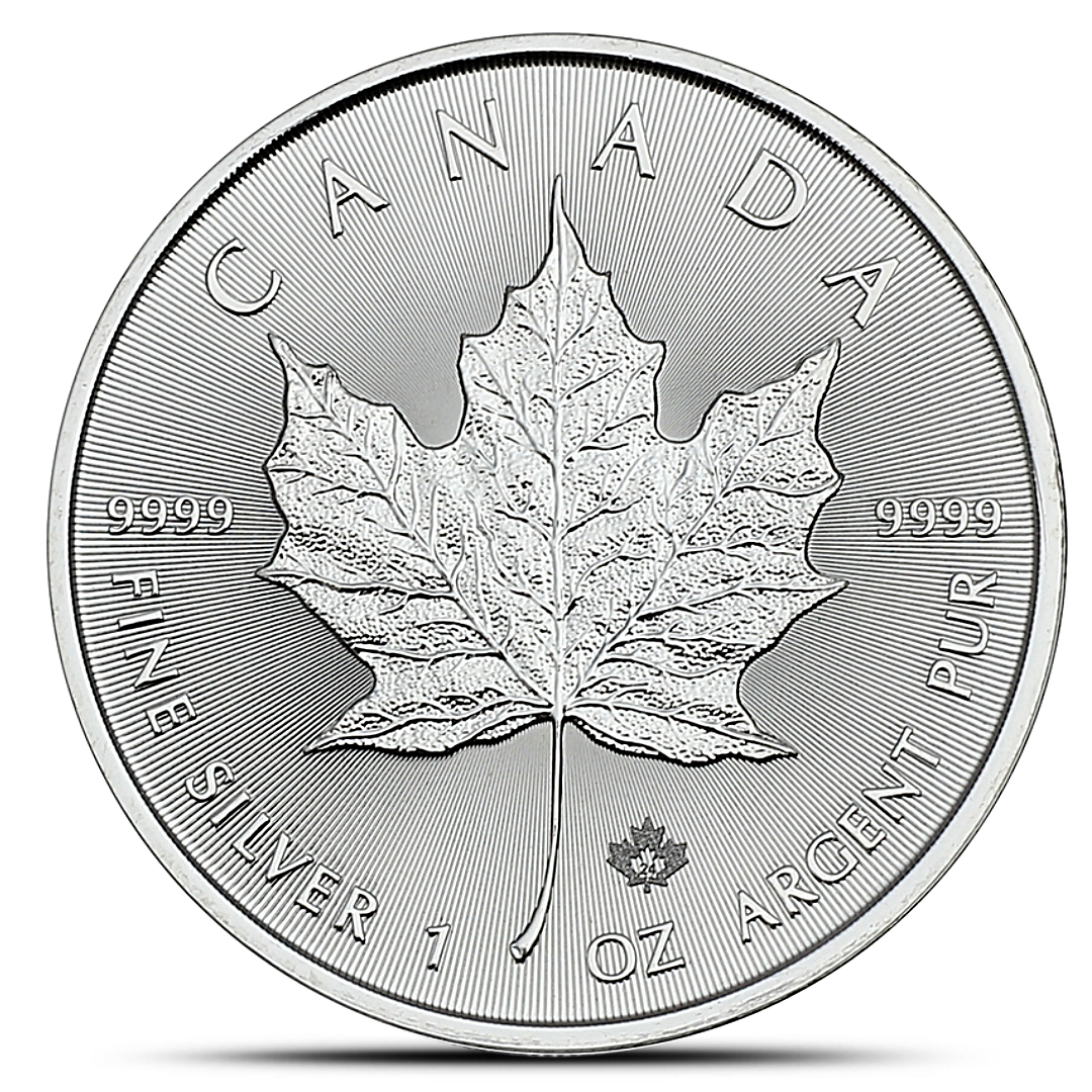 2024 1 Oz Canadian Silver Maple Leaf