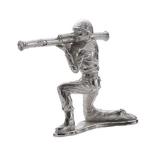 Load image into Gallery viewer, 1.2 Oz Stovepipe Silver Army Men
