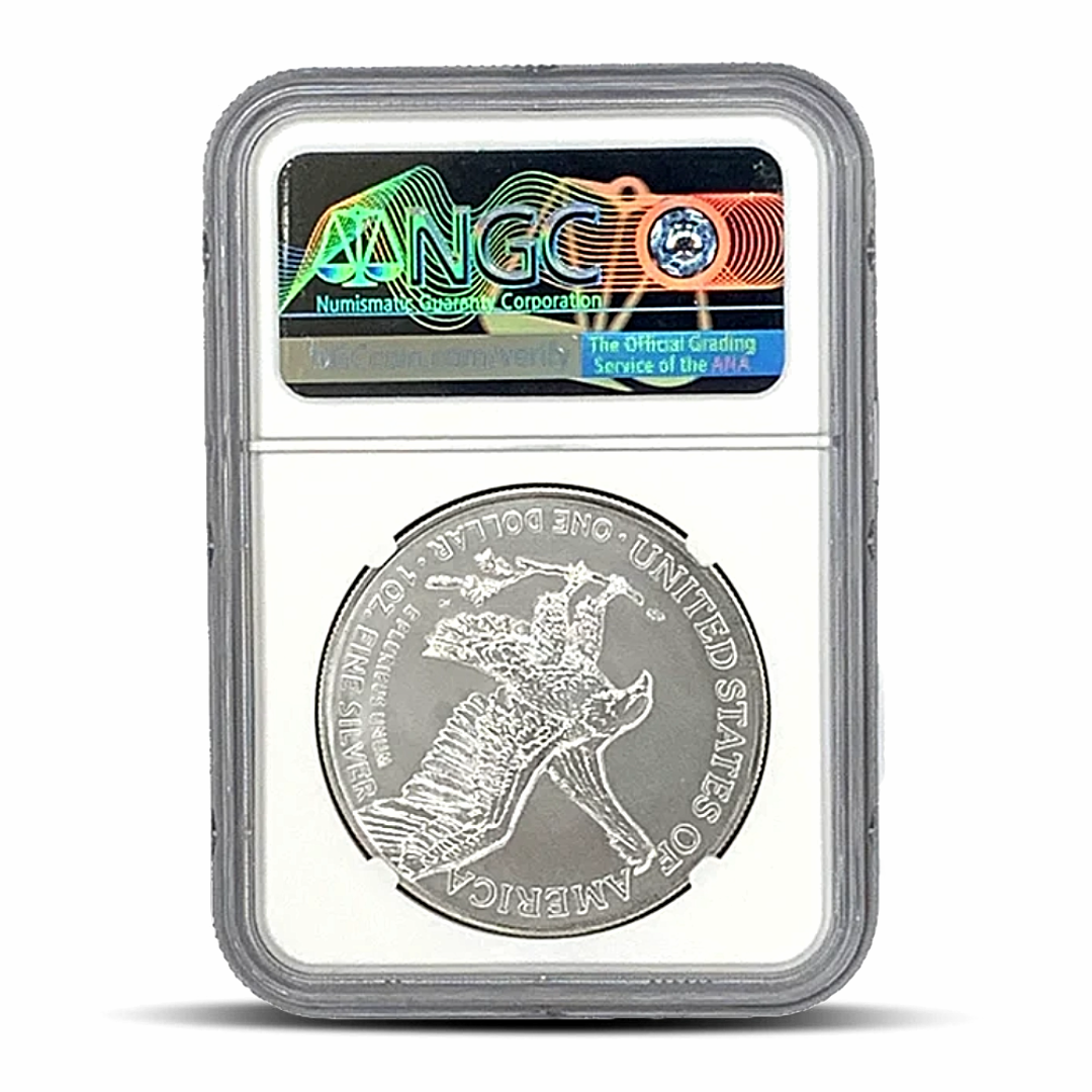 2022 Eagle S$1 Early Release MS70 - Silver Eagle Label