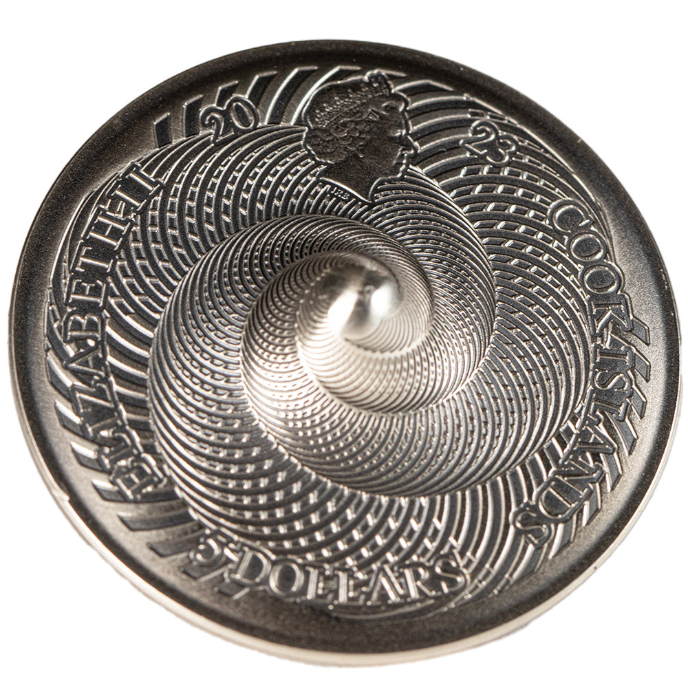2023 1 Oz Antique Cook Islands Silver Spinning Coin (SOLD OUT)