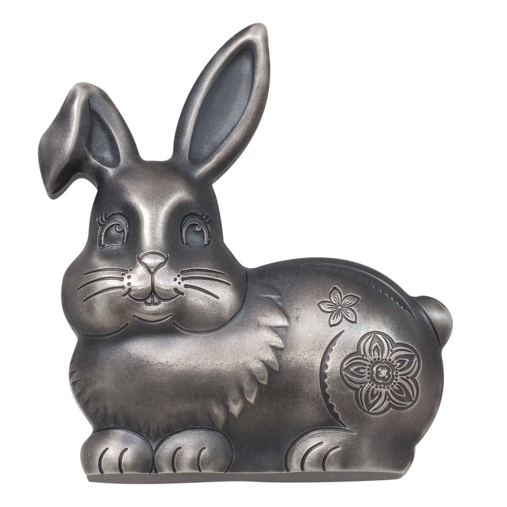 2023 1 Oz Mongolia Silver Lunar Sweet Rabbit