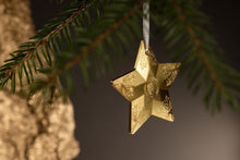 Load image into Gallery viewer, 2023 1 Oz Cook Islands Silver Gold Gilded Snowflake Star Ornament
