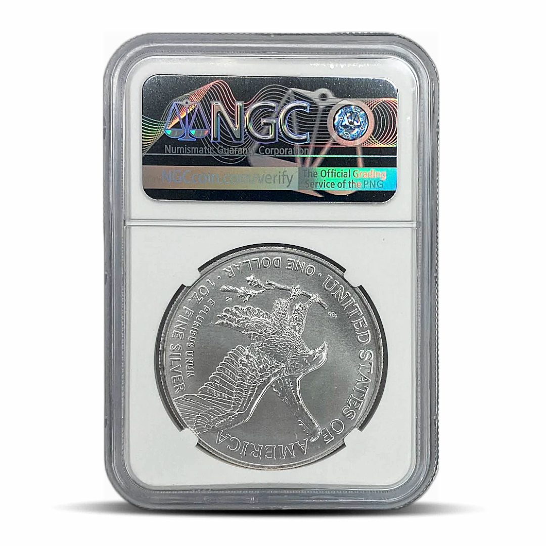 2023 American Silver Eagle S$1 Early Release | MS70 | NGC