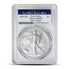 Load image into Gallery viewer, 2023-(W) Struck at The West Point Mint First Strike PCGS MS70
