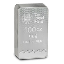 Load image into Gallery viewer, 100 Oz Royal Mint Britannia Silver Bar
