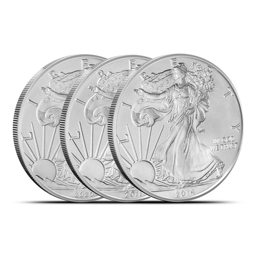 1 Oz Silver American Eagle Coin (Random Year) Metalstacks