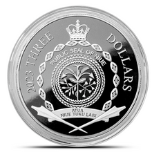 Load image into Gallery viewer, 2023 1.5 Oz NIUE Roulette Silver Coin
