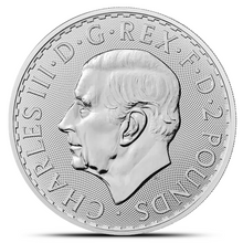 Load image into Gallery viewer, 2023 1 Oz British Silver Britannia Coin (King Charles Obverse)
