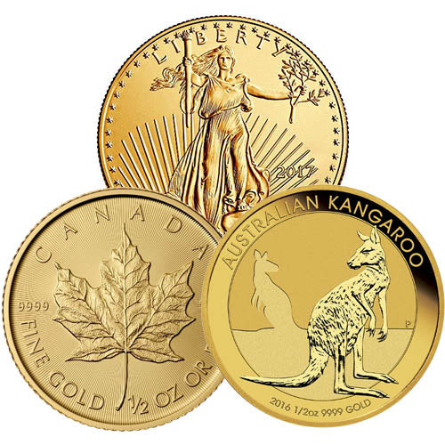 1/2 Oz Gold Coin - Random Mint