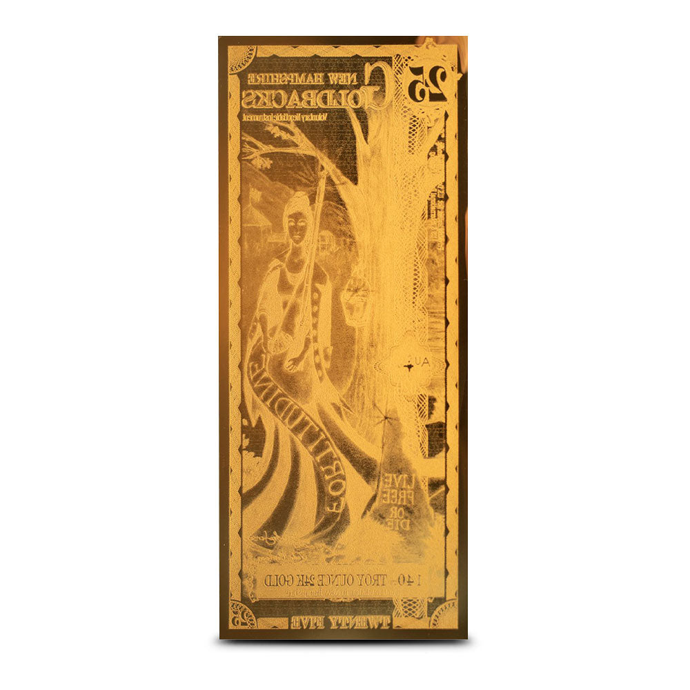 New Hampshire 25 Goldback