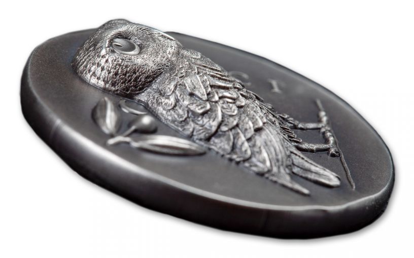 2021 Cook Islands Athena's Owl 1 Oz Silver Coin