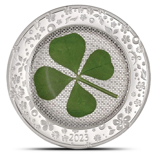2023 Palau 1 Oz Four Leaf Clover Silver Coin (SOLD OUT) Metalstacks