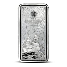 Load image into Gallery viewer, 2023 10 Oz St. Helena Rectangular Silver East India Company Bar (SOLD OUT)
