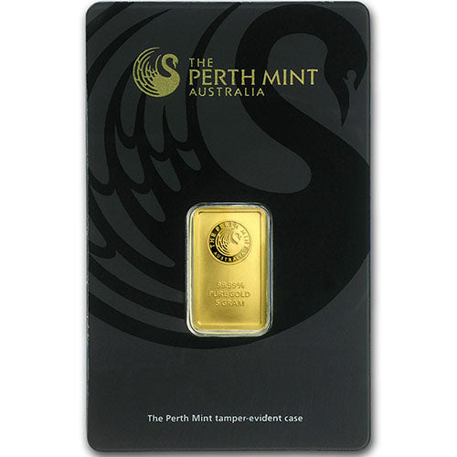 5 Gram Perth Mint Gold Bar Metalstacks