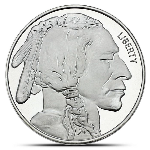 5 Oz SilverTowne Buffalo Silver Round Metalstacks
