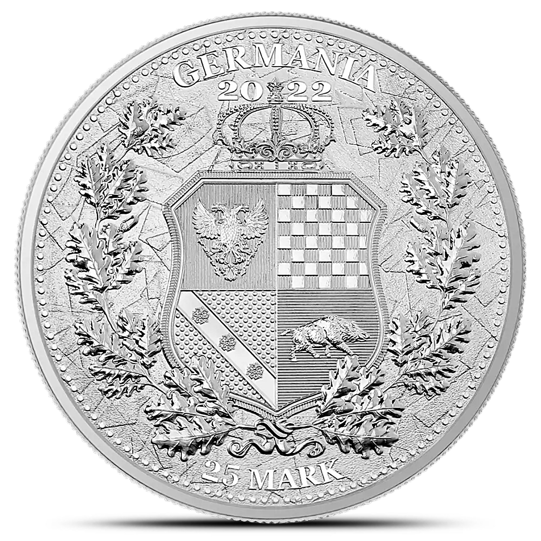 2022 5 Oz Germania The Allegories Polonia & Germania Silver Coin