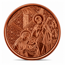 Load image into Gallery viewer, 1 oz Copper Round – Holy Family Nativity

